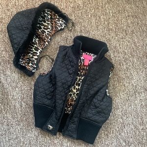 Betsey Johnson Hooded Vest